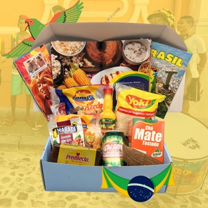 Brasilien Box Delicioso I Koch Box Rio de Janeiro, Geschenk Box Brasilien, Brasilianische Lebensmittel, Kreatives Geschenk