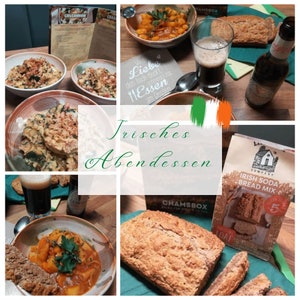 Irlandbox Éire Kochbox Hygge Gourmetbox Personalisierte Geschenkbox Weihnachtsgeschenkbox für Kochliebhaber, Familien & Irland-Fans Bild 4