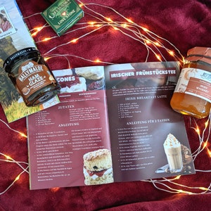 Irlandbox Éire Kochbox Hygge Gourmetbox Personalisierte Geschenkbox Weihnachtsgeschenkbox für Kochliebhaber, Familien & Irland-Fans Bild 2