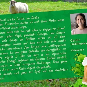 Irlandbox Éire Kochbox Hygge Gourmetbox Personalisierte Geschenkbox Weihnachtsgeschenkbox für Kochliebhaber, Familien & Irland-Fans Bild 6