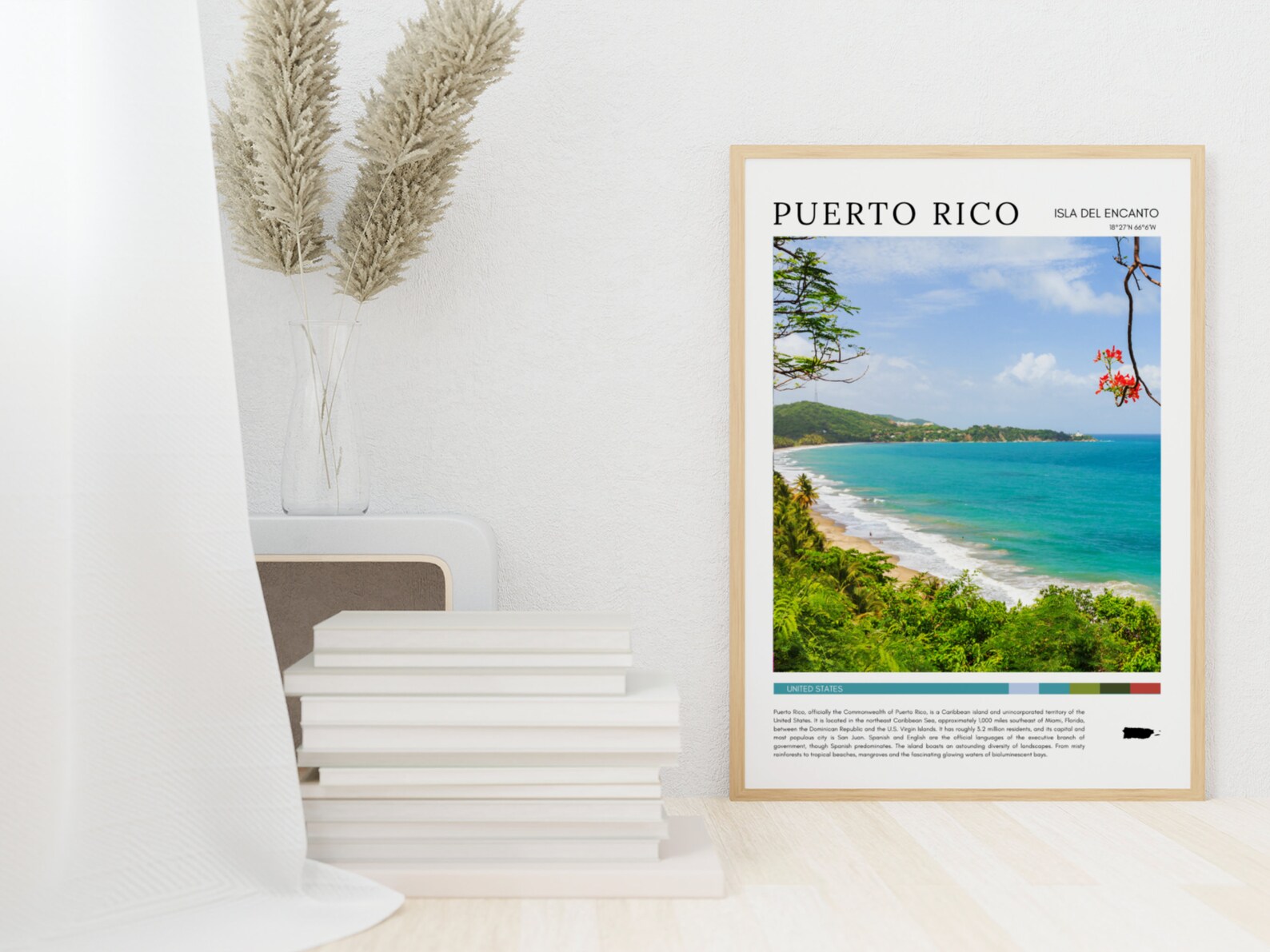 Puerto Rico Print Puerto Rico Wall Art Puerto Rico Poster Etsy