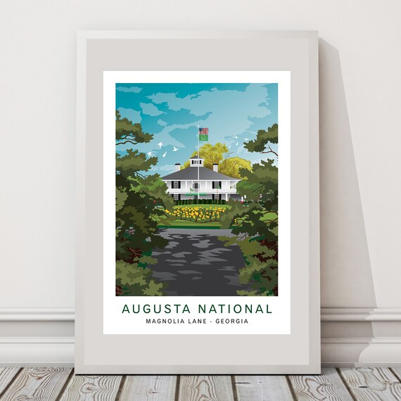 ゴルフコース アートプリント A2版 2枚セット