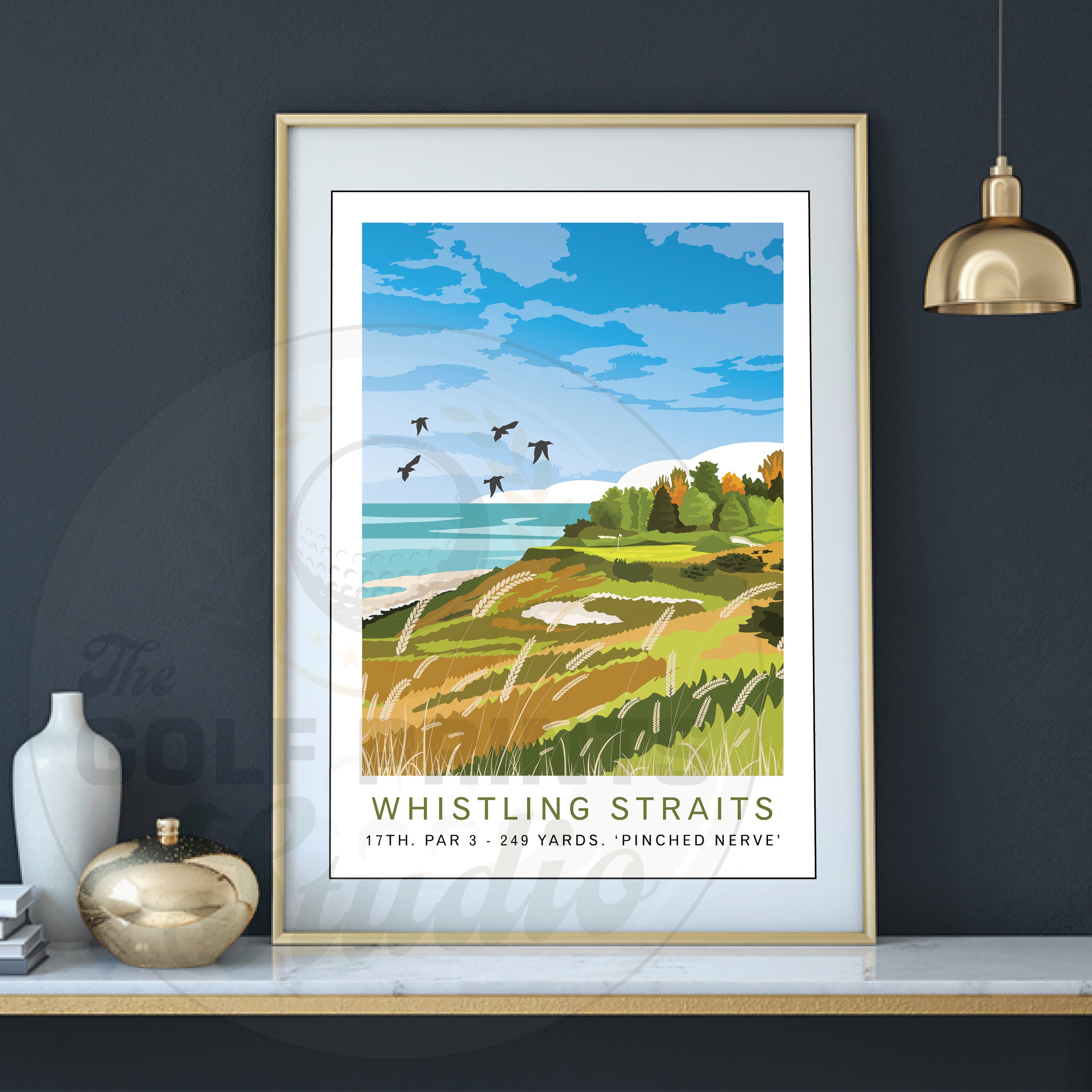 Whistling Straits 17th Hole Ryder Cup Pinched Nerve Kohler Etsy UK