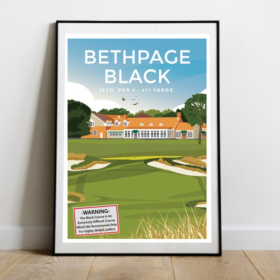 ゴルフコース アートプリント A2版 2枚セット