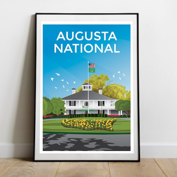 貴重 ゴルフ マスターズ Augusta 額付き絵画 アメリカ Amazon.co.jp: アートショップ フォームス ヒロ ヤマガタ