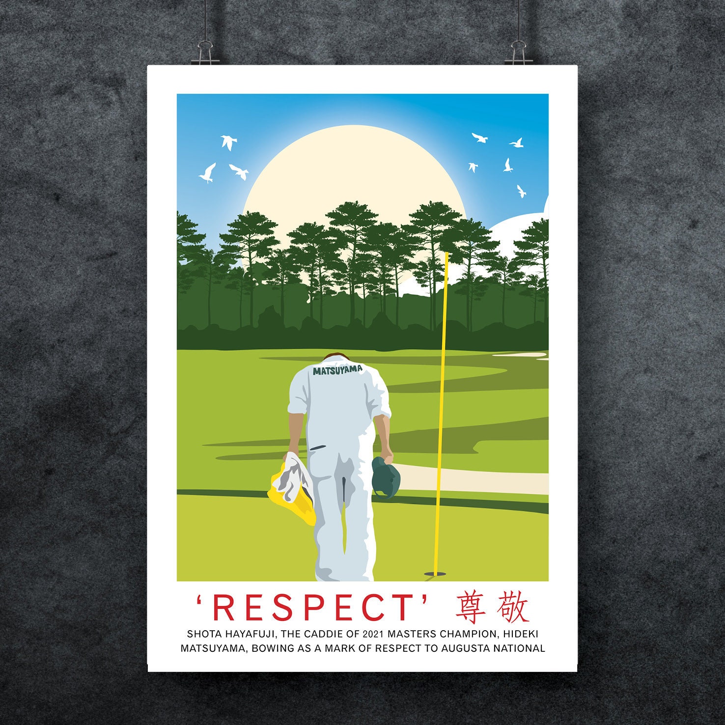 2024マスターズゴルフ　ポスター 2024 Masters Poster & Print | Artwork Celebrating Augusta