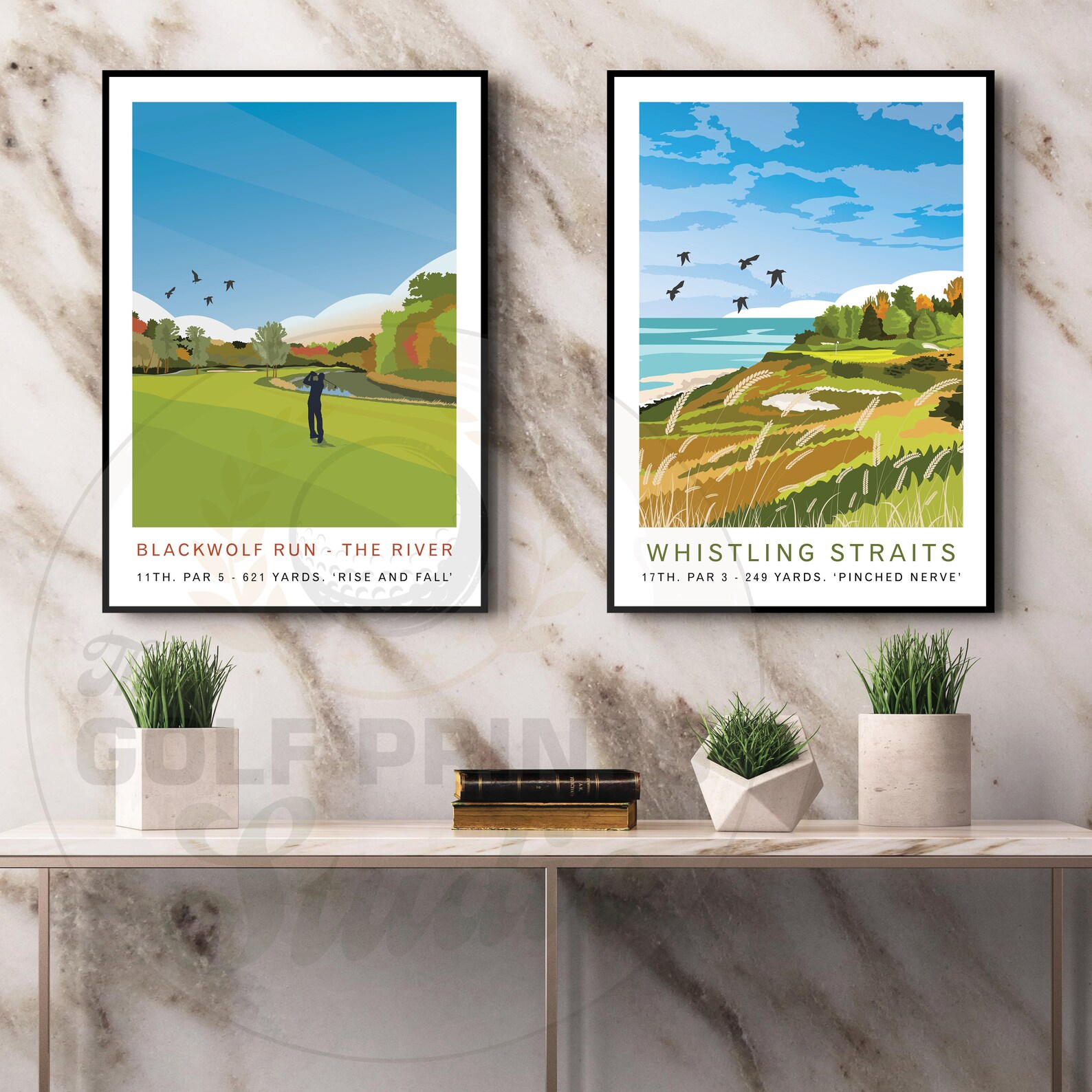 Whistling Straits 17th Hole Ryder Cup Pinched Nerve Kohler Etsy UK