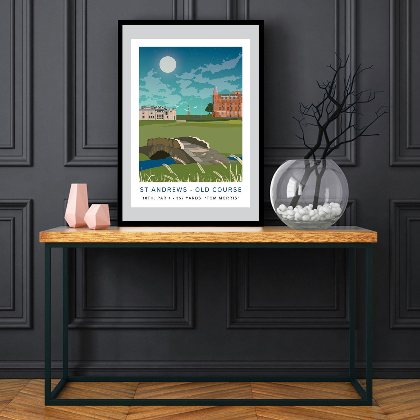St Andrews Old Course Print: Swilcan Bridge, Scotland Golf Art - Etsy