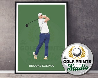 Brooksy Golf Dad Hat Embroidered Brooks Koepka Golf Hat US Open PGA LIV Bryson Dechambeau Tiger Woods Rory Mcilroy Etsy
