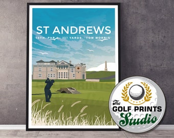 セントアンドリュース ゴルフコース　ポスター il_340x270.3526875445_2c8m.jpg