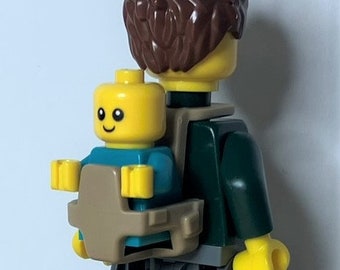 Baby including carrier and bottle