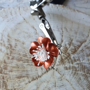Wedding cooper cherry blossom ring Sakura flower ring Flower wedding ring Delicate flower ring Fashion floral ring Flower girl ring