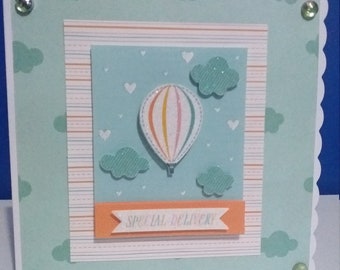Tarjeta de felicitaciones por nacimiento