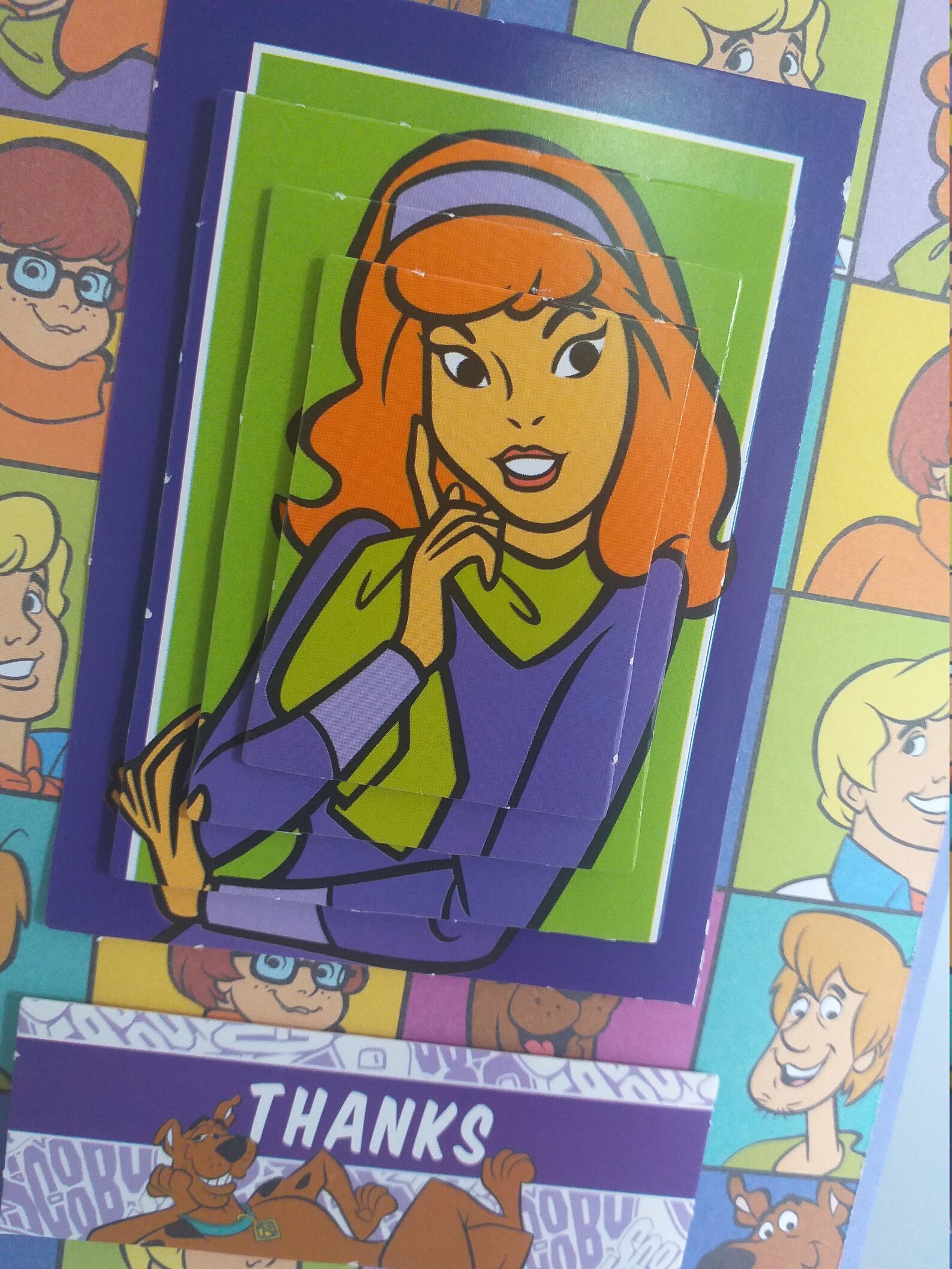 Handmade Scooby Doo Thank You Card - Etsy UK