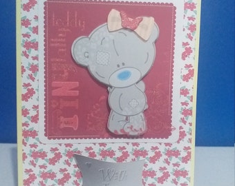 Tarjeta de celebración hecha a mano para ti