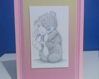 Pink Handmade Me To You Card