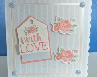 Floral Handmade Birthday Card
