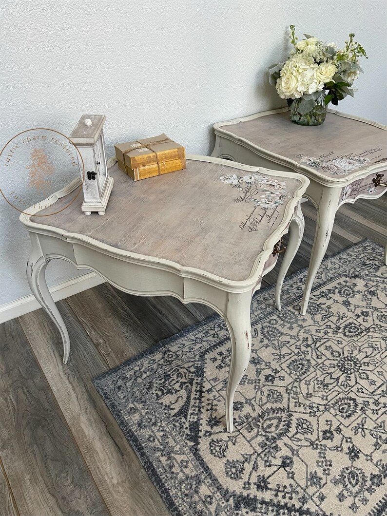 French Provincial Nightstands/ French End Tables/ French Etsy