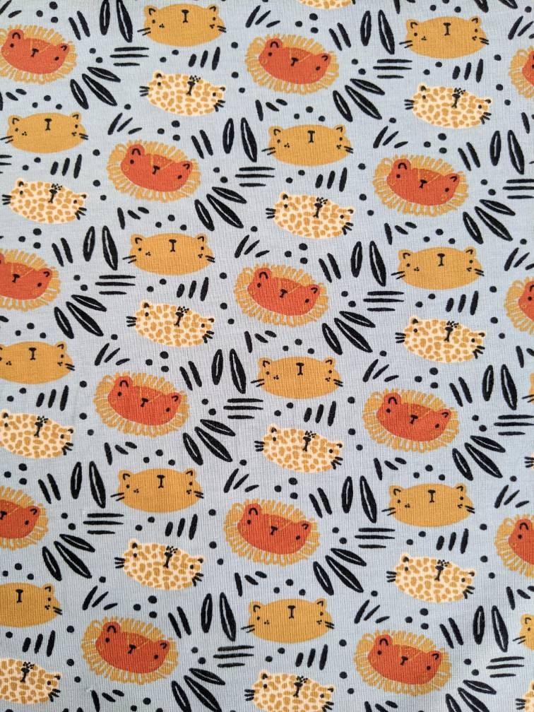 lion jersey fabric