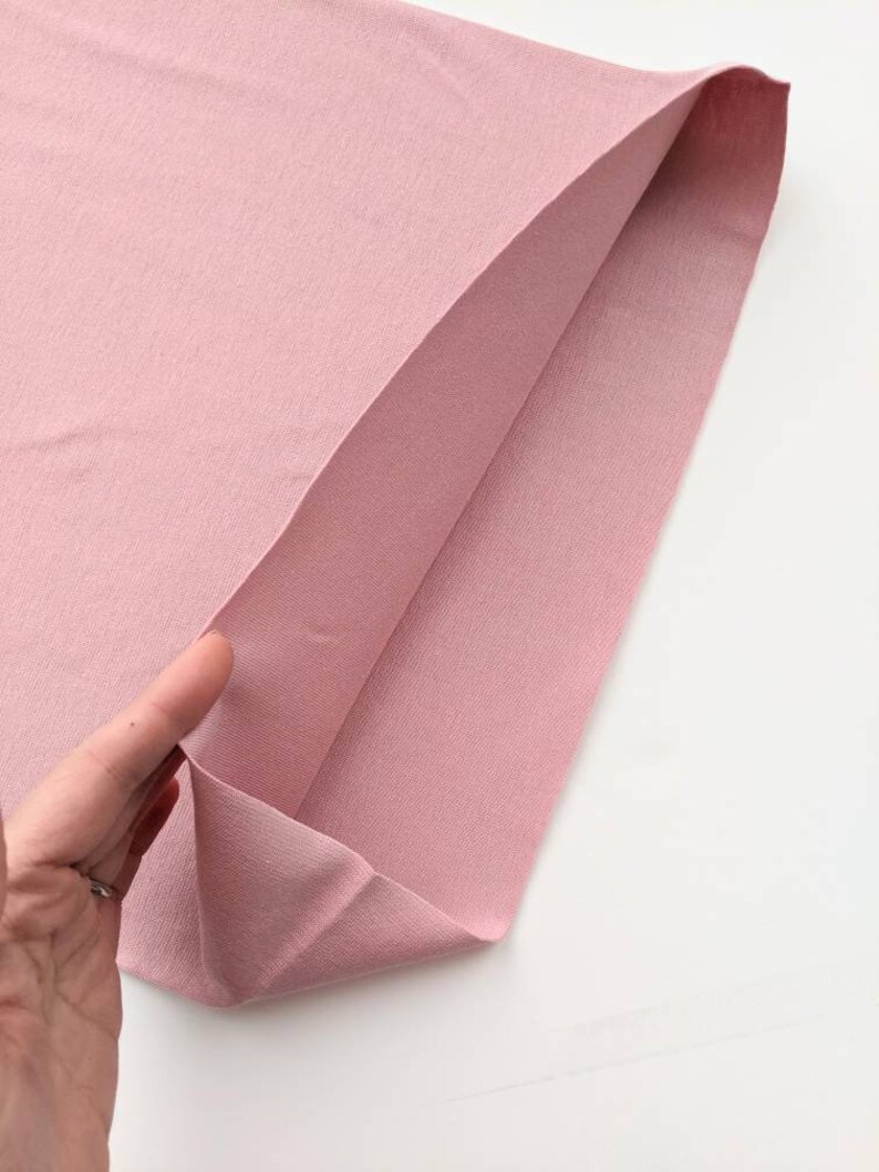Baby Pink Cuff Fabric GOTS tube Jersey Ribbing fabric