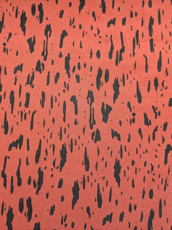 Stoff Roter Jersey Glitzer Baumwollstoff Edel Rot Glitzer Stretch