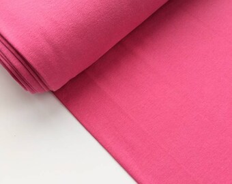 Pink Ribbed Color Pink Ribbing Fabric - Etsy