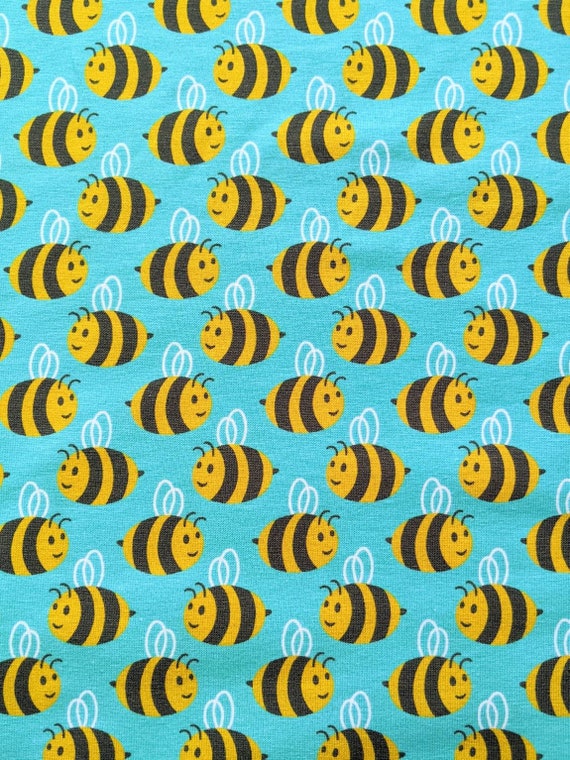 Bee jersey fabric clearance