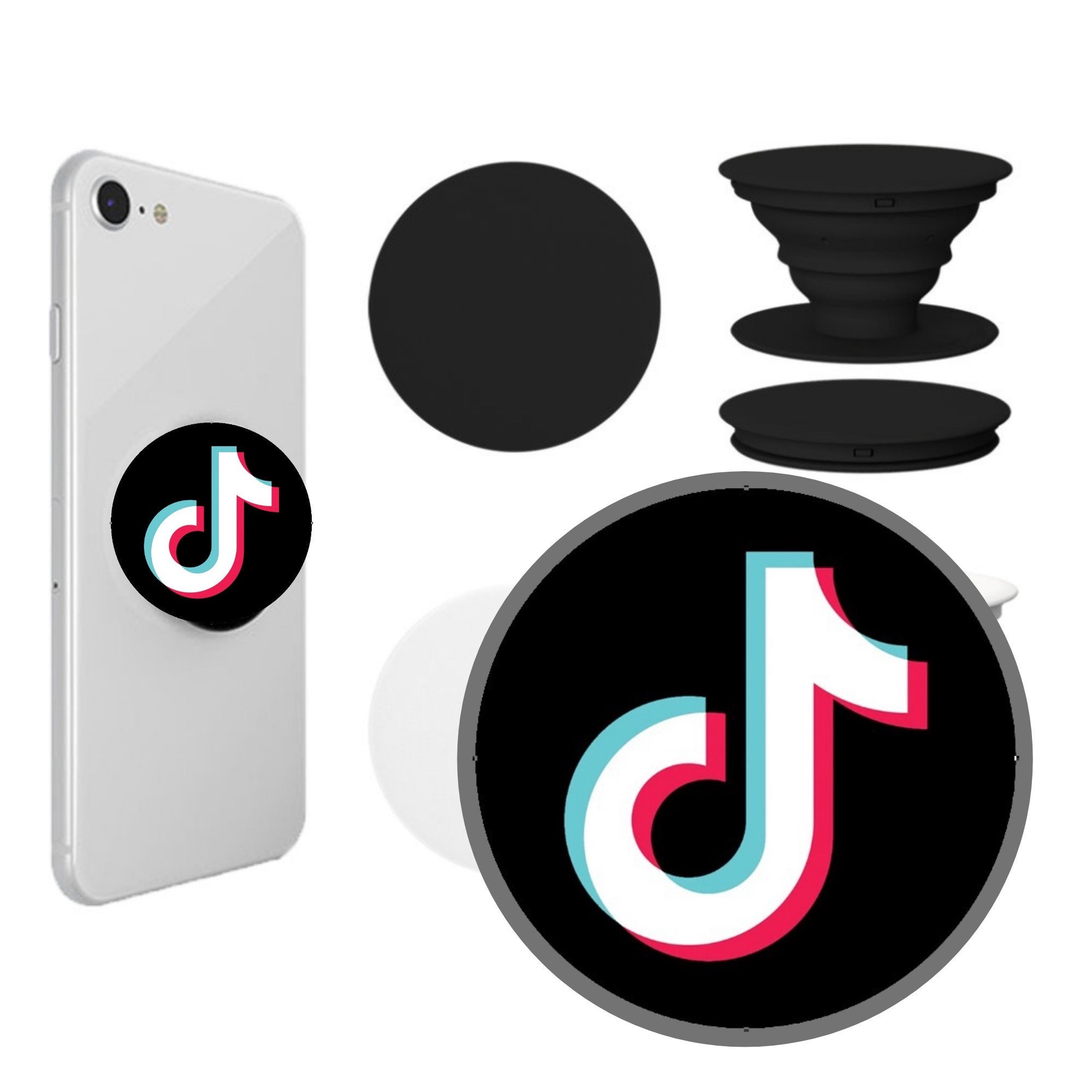Tik Tok Pop Up Phone Holder Selfie Finger Grip Socket Tiktok Etsy
