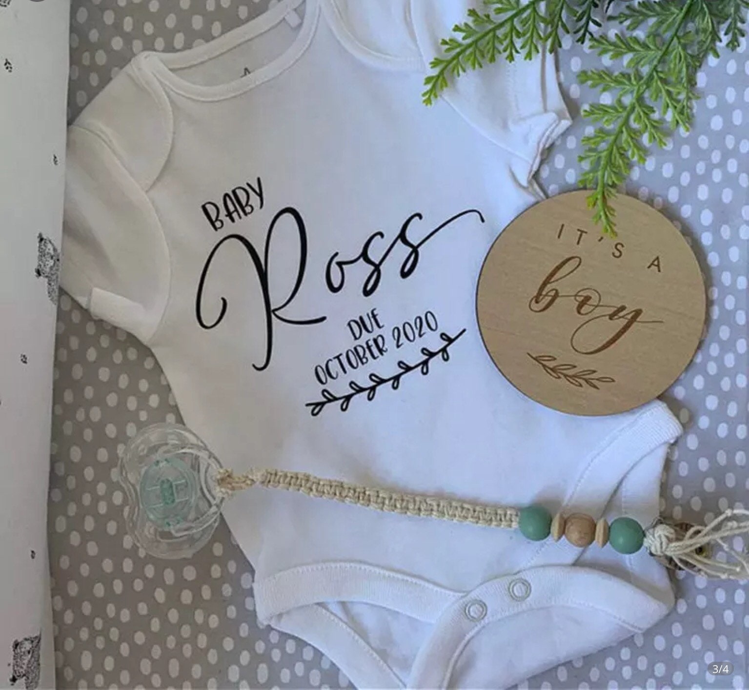 Wooden Birth Announcement Plaque Sign New Baby Boy Gender Etsy UK