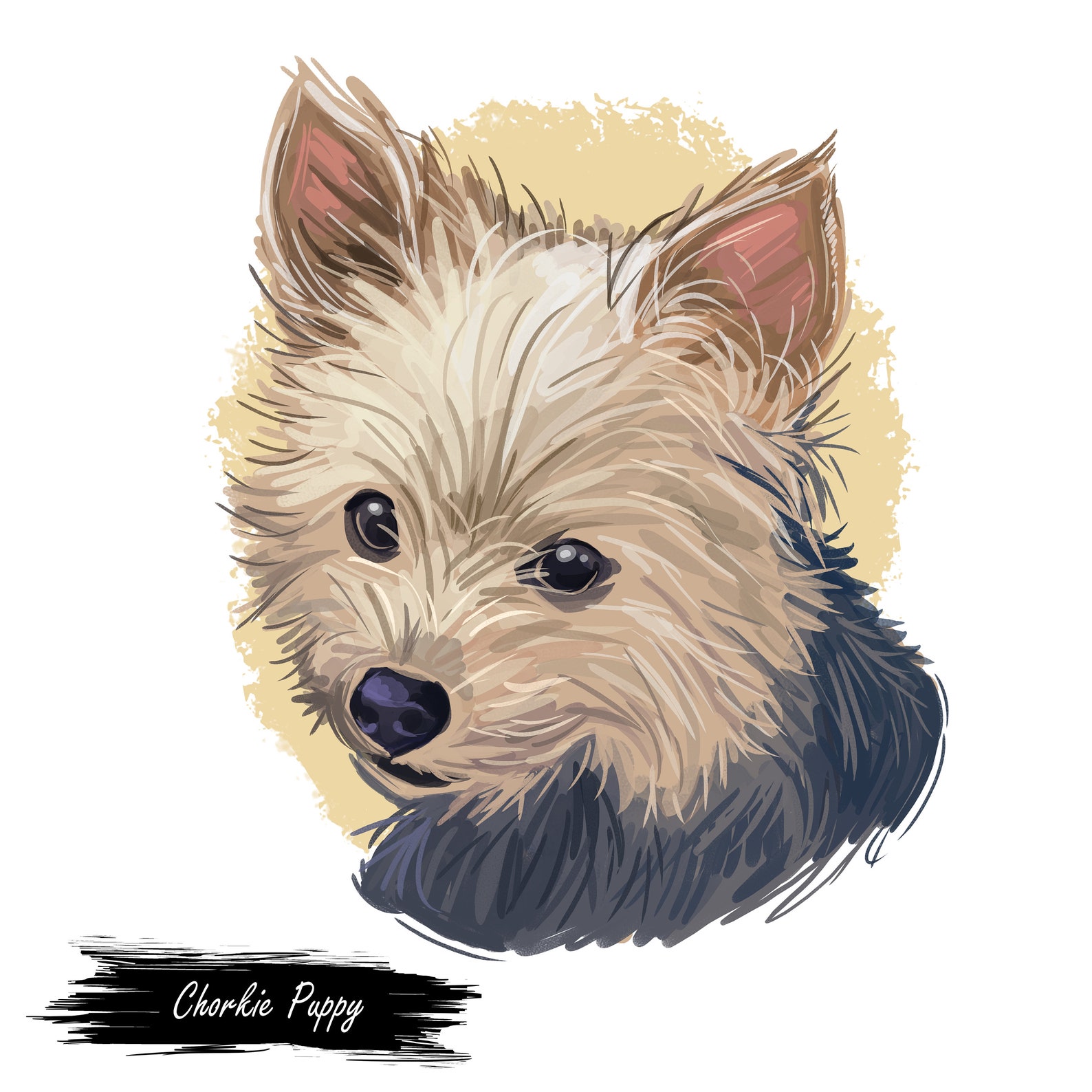 Dogs Digital Art Vol.13. Instant Download Dog Portrait Print. Etsy