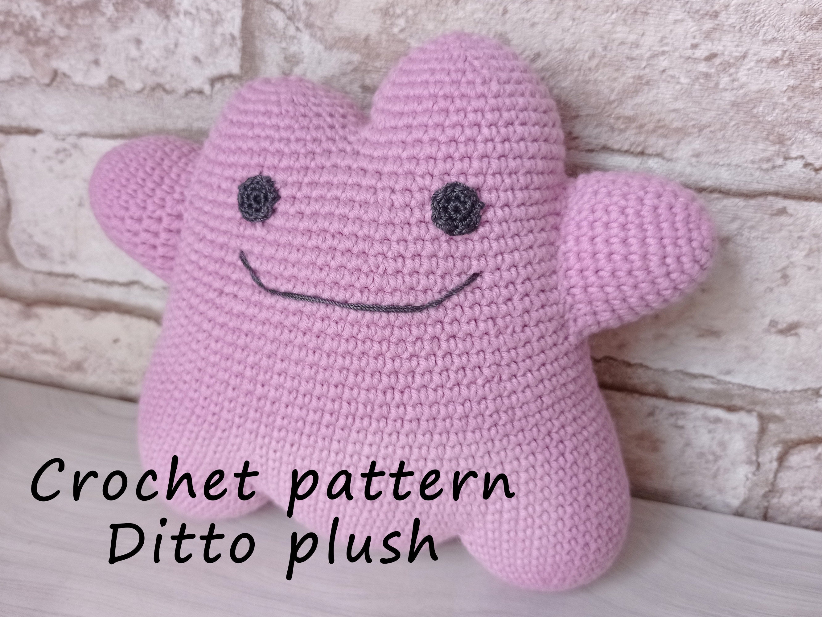 Pattern Ditto plush amigurumi crochet Etsy