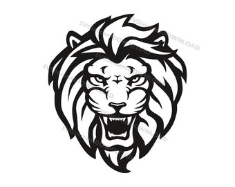 Free Free 266 Roaring Lion Head Svg SVG PNG EPS DXF File