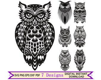 Download Tribal Owl Svg Etsy