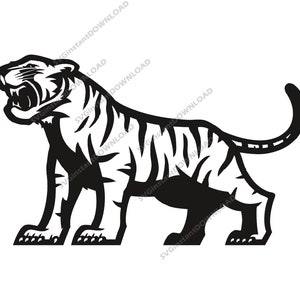 SVG TIGER clipart tattoo Vector Layered Cut File cricut Cameo Cricut Design Template Stencil Vinyl Decal Tshirt Heat Transfer Iron on