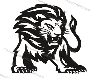 Lion SVG files for cricut, svg designs clipart,