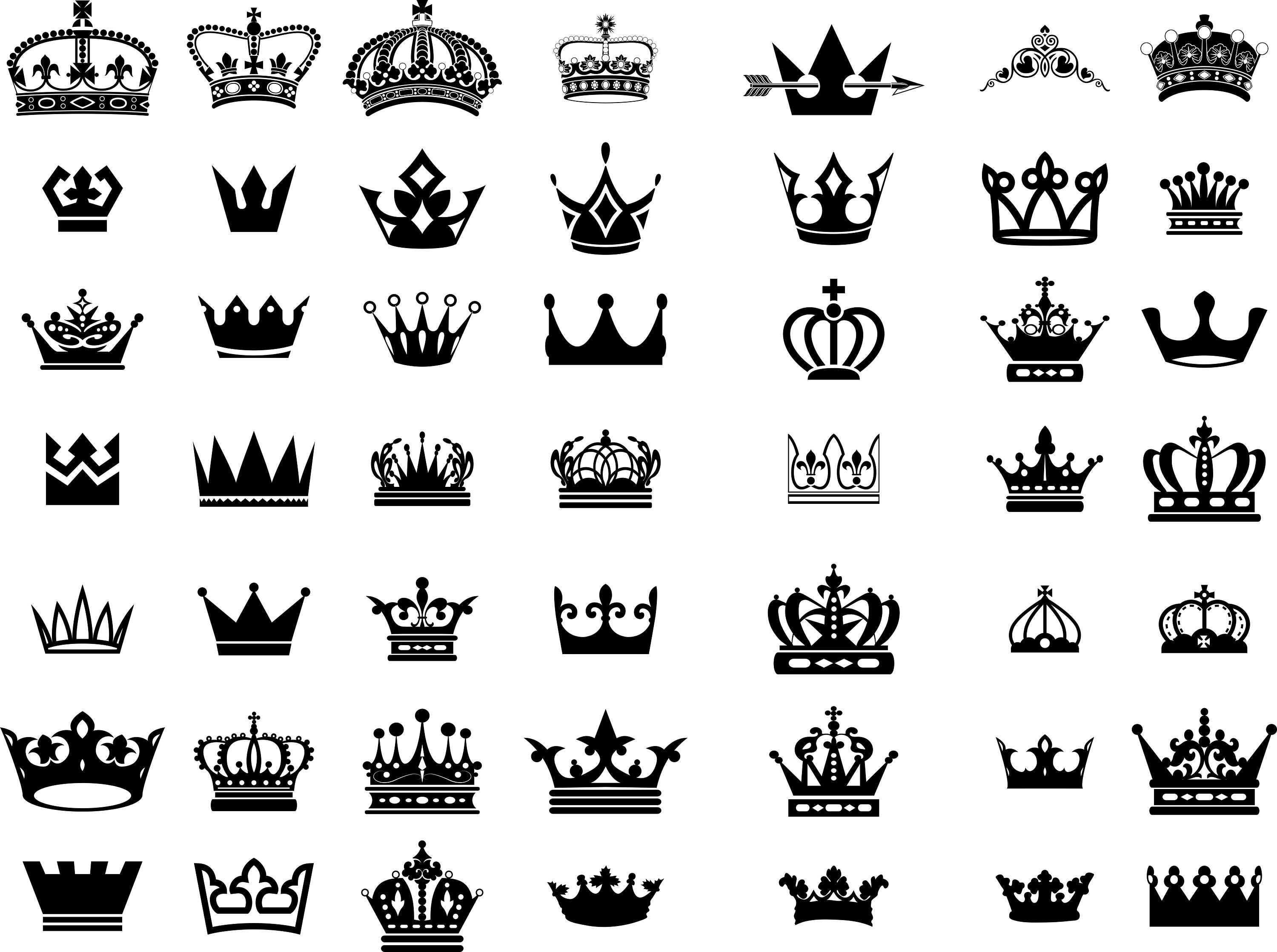 Crown svg,crown clipart,king svg,queen svg,crown vector silhouette cut file  cricut stencil file png dxf-JY253