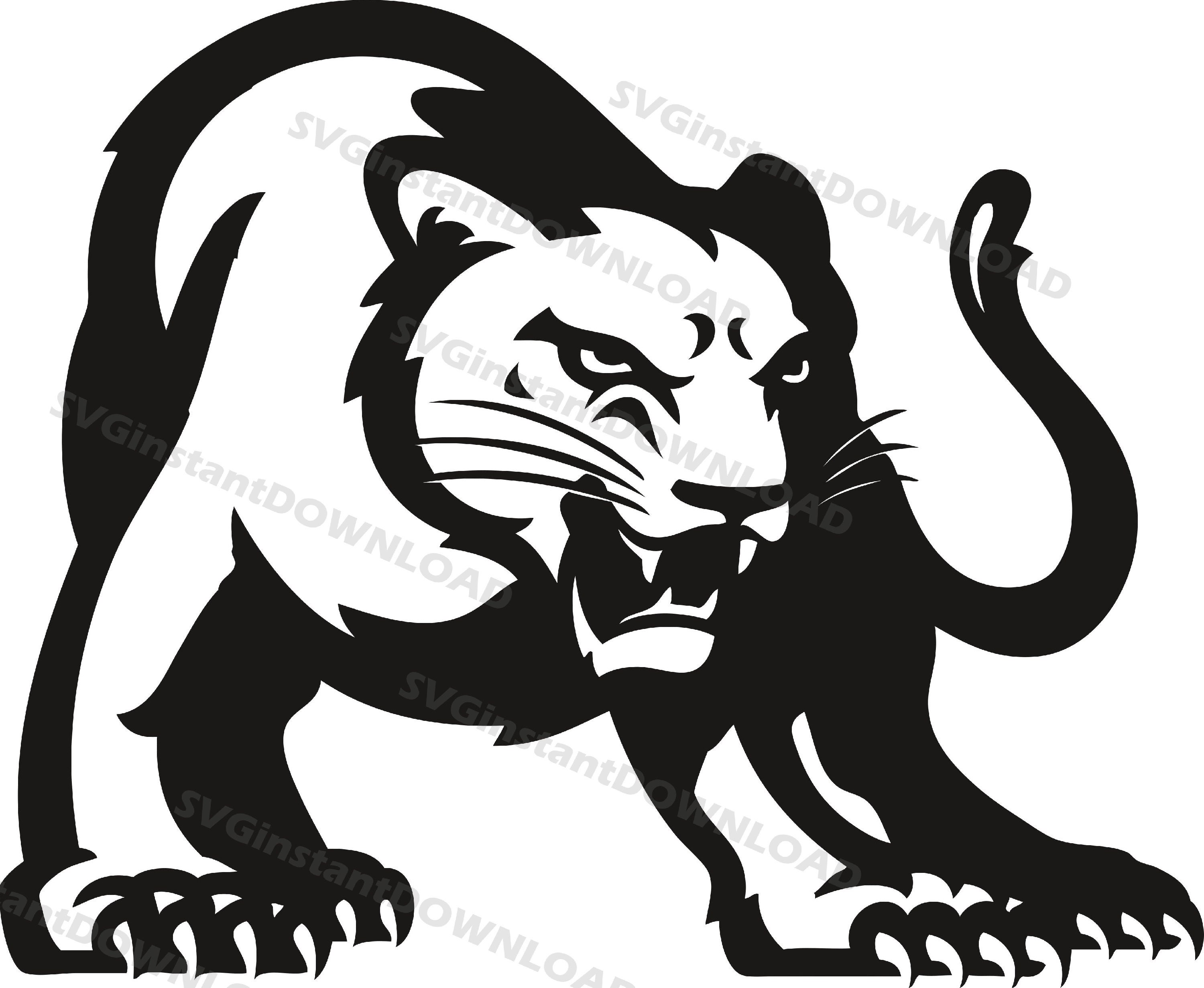 Panther Silhouette Clip Art