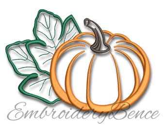 Pumpkin embroidery machine design pes pattern halloween