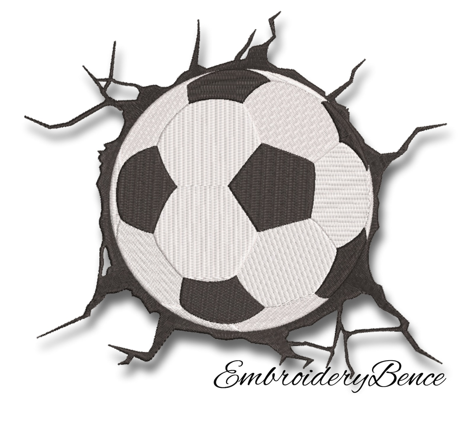 Soccer Ball Embroidery Design Pes Machine Instant Digital Download - Etsy