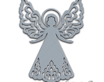 Angel embroidery design christmas machine pattern pes