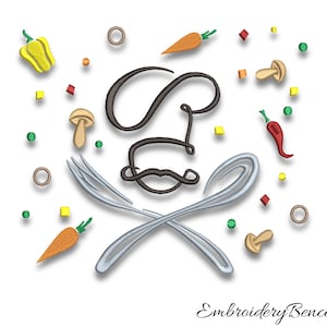 Kitchen embroidery machine designs pes instant digital download