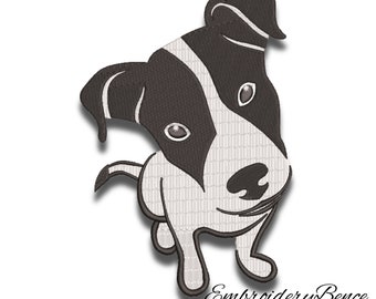 Jack Russell Terrier Stickdatei Stickdatei Machine Pes Muster Hund