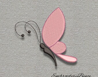 Mini butterfly embroidery machine designs pes pattern instant digital download