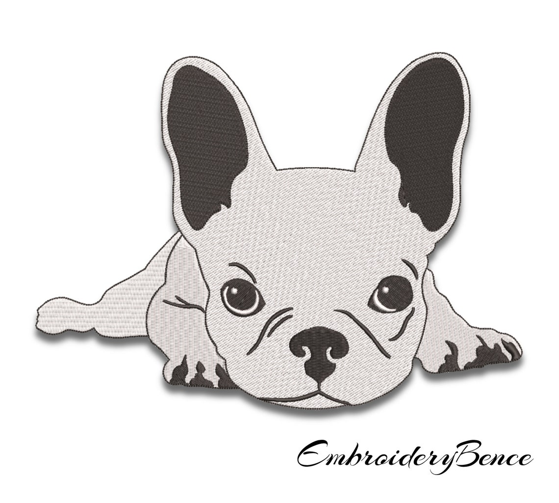 Französische Bulldogge Stiftetasche - PU-Leder Federmäppchen Mit Reißverschluss