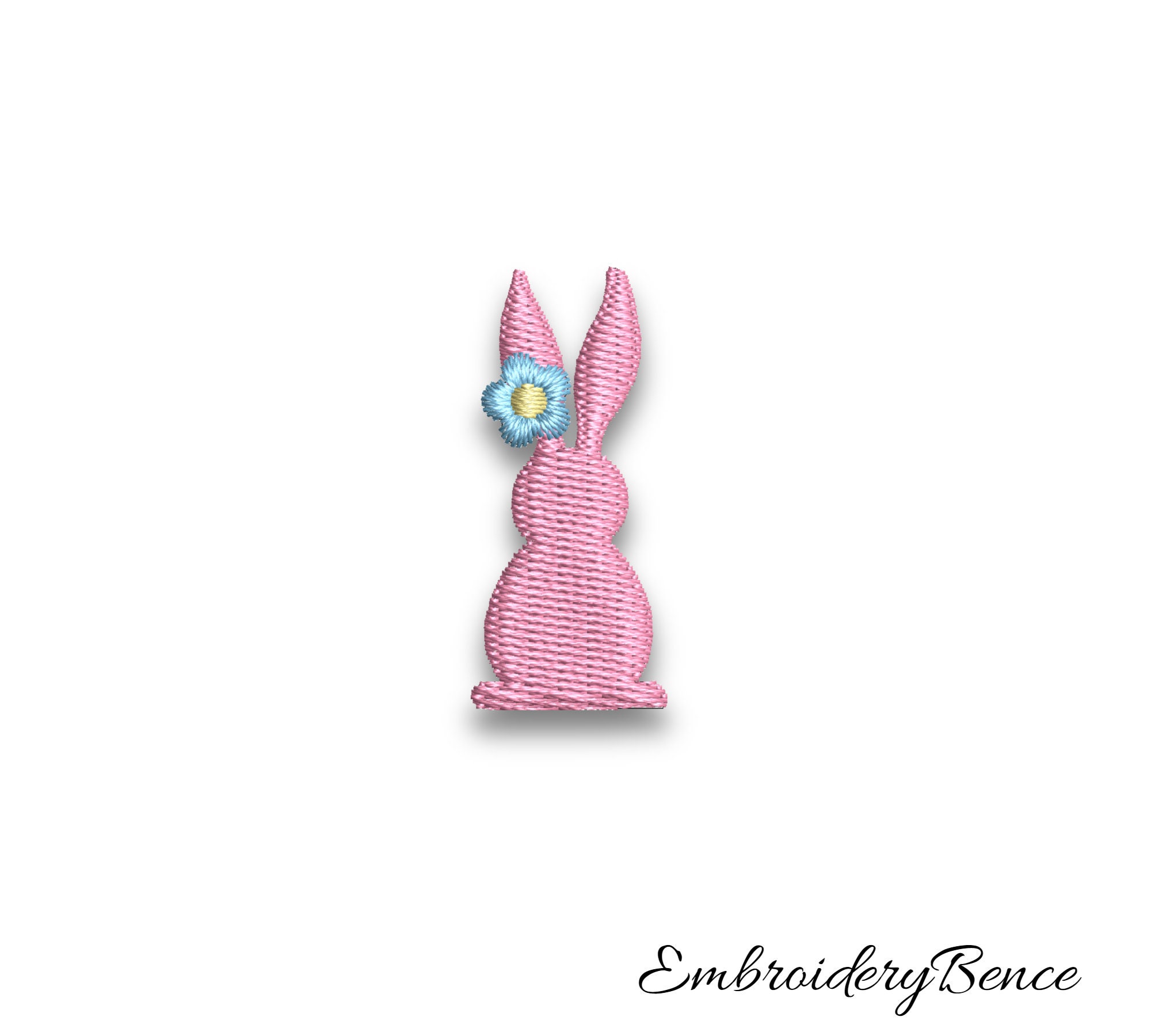 Mini Bunny Embroidery Machine Designs Easter Pes Pattern Etsy UK
