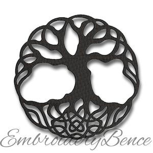Tree of life embroidery machine design pes