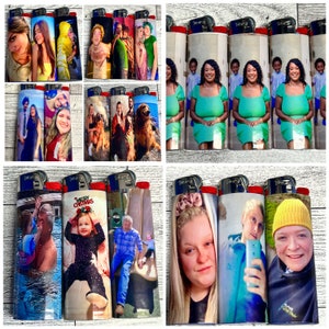 Personalized Custom Photo Lighters - Great Gift Idea - High Quality Material