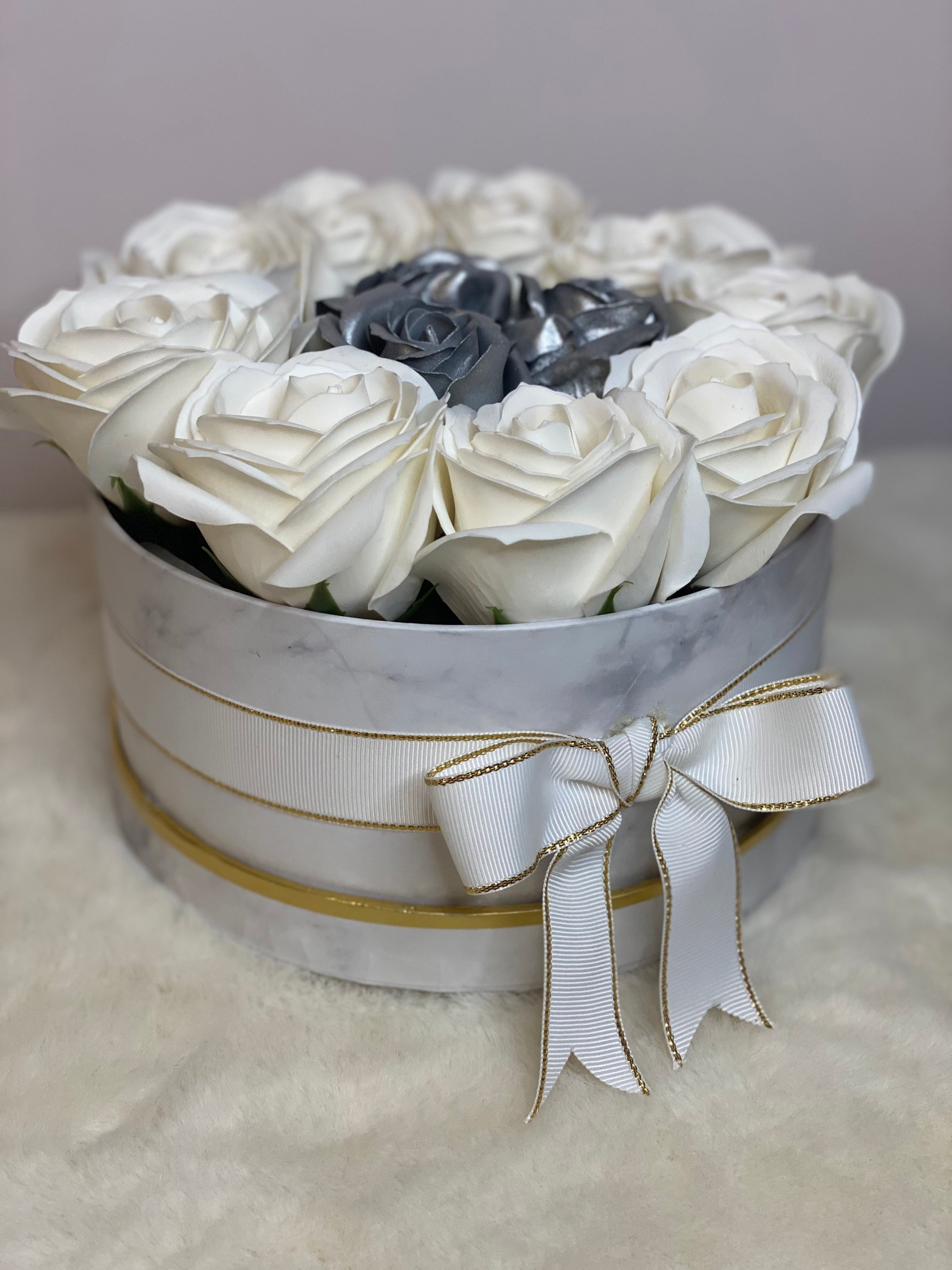 Long Lasting Flower Box Arrangement Etsy