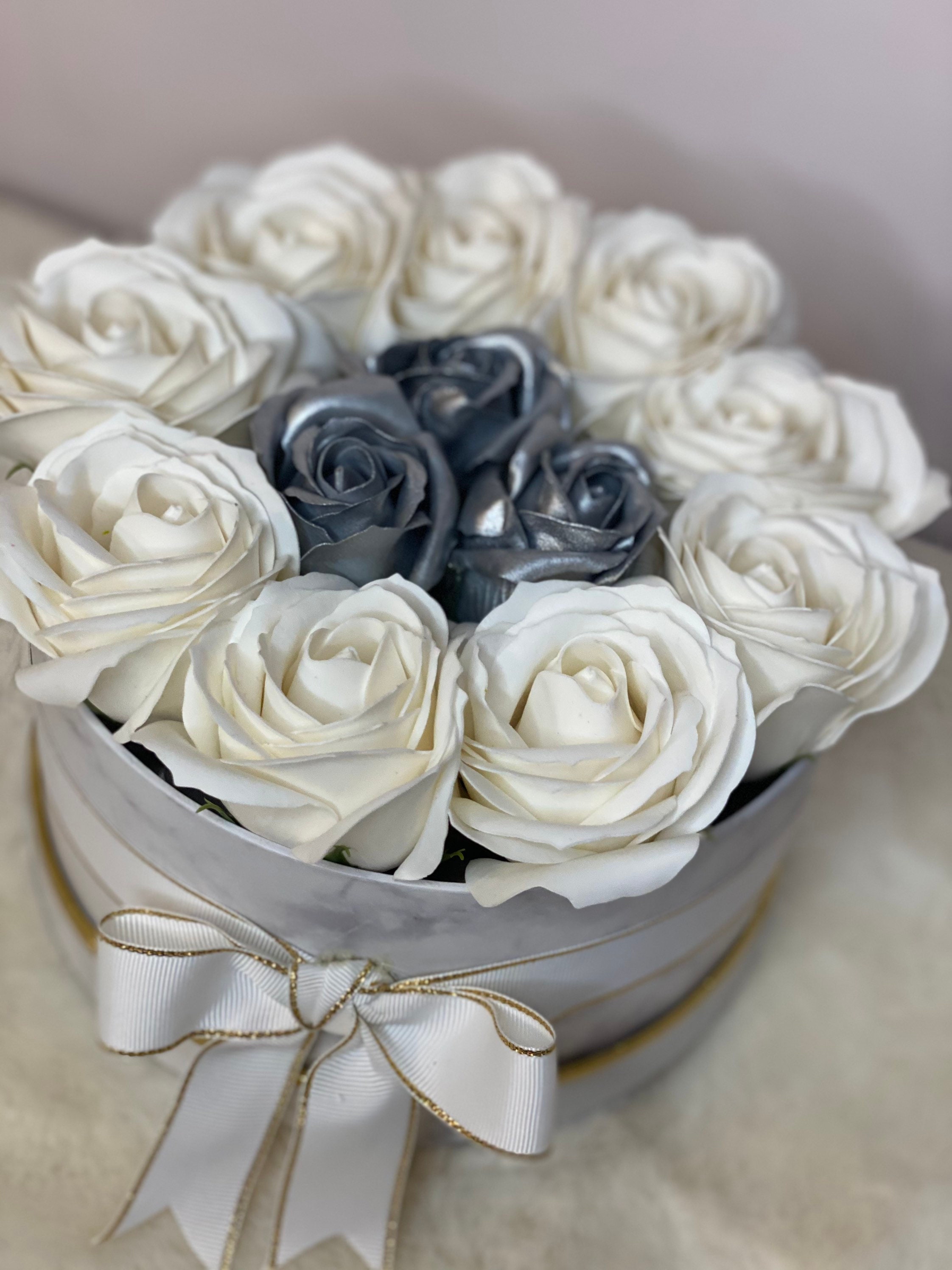 Long Lasting Flower Box Arrangement Etsy