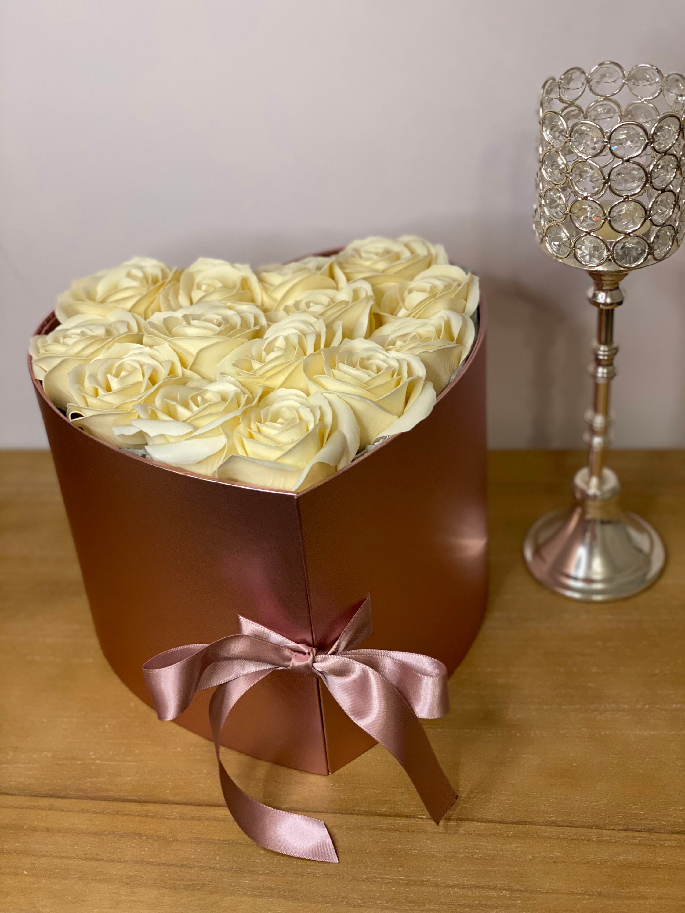 Heart Shaped Flower Box Etsy